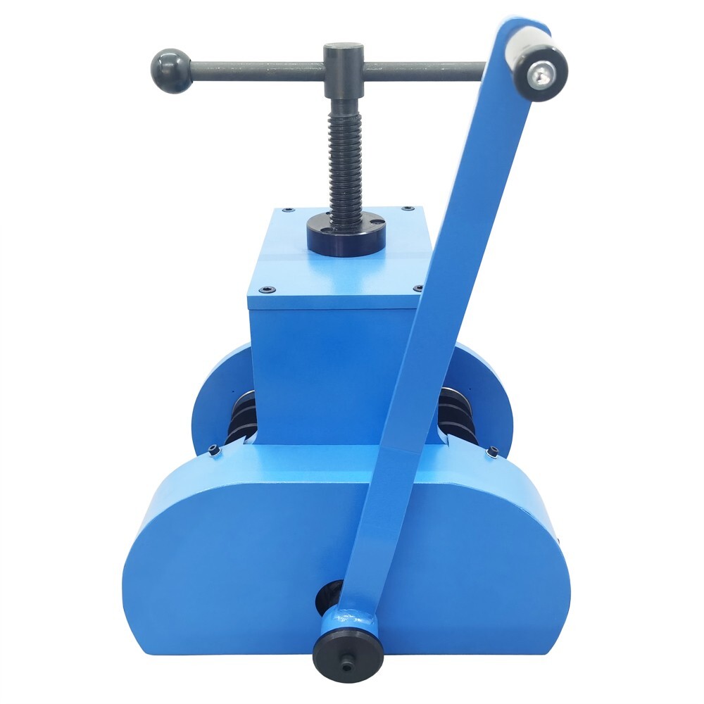 Manual Pipe Tube Bending Machine Ring Roller Bender with Round/Square Dies Set