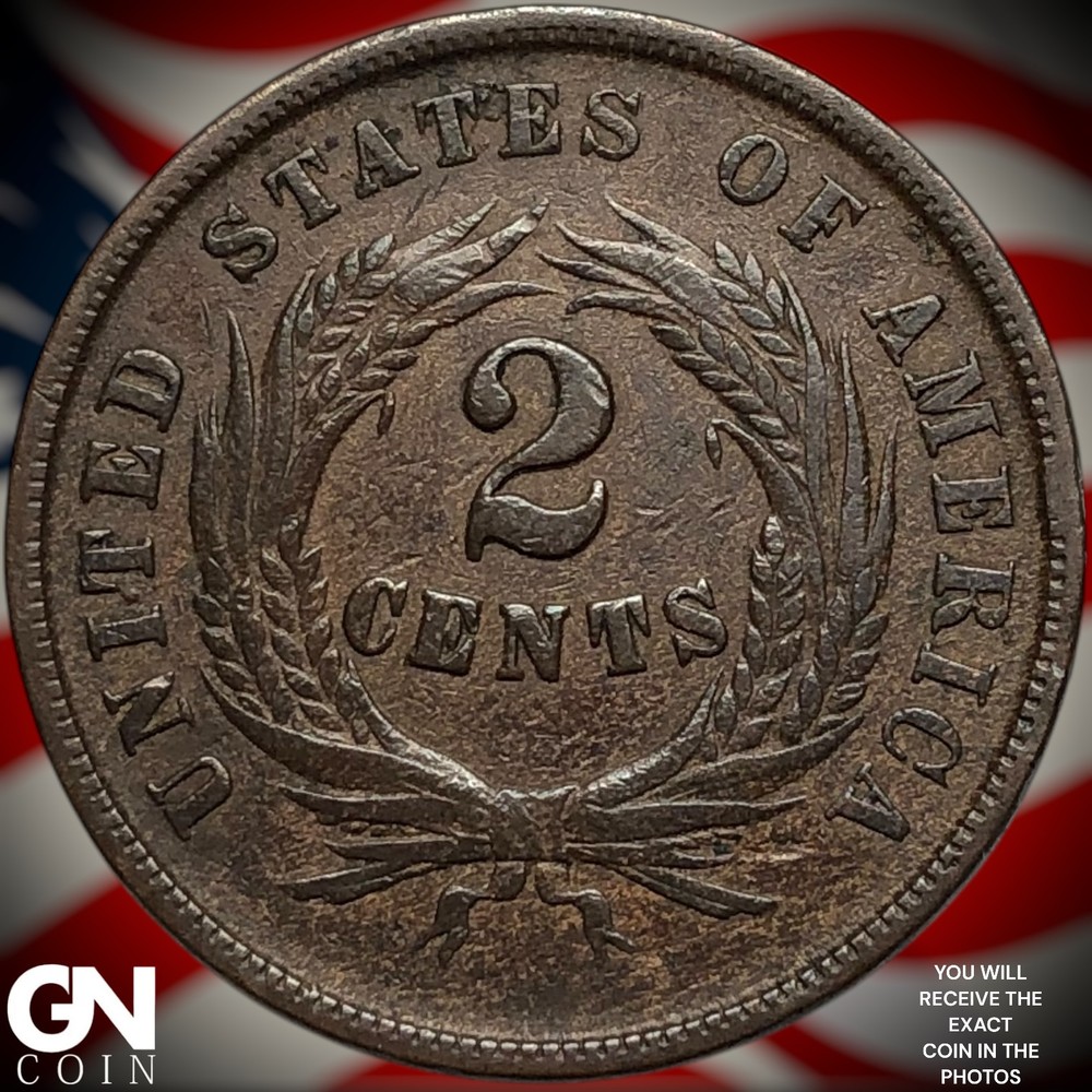 1864 2 Cent Piece Y9623