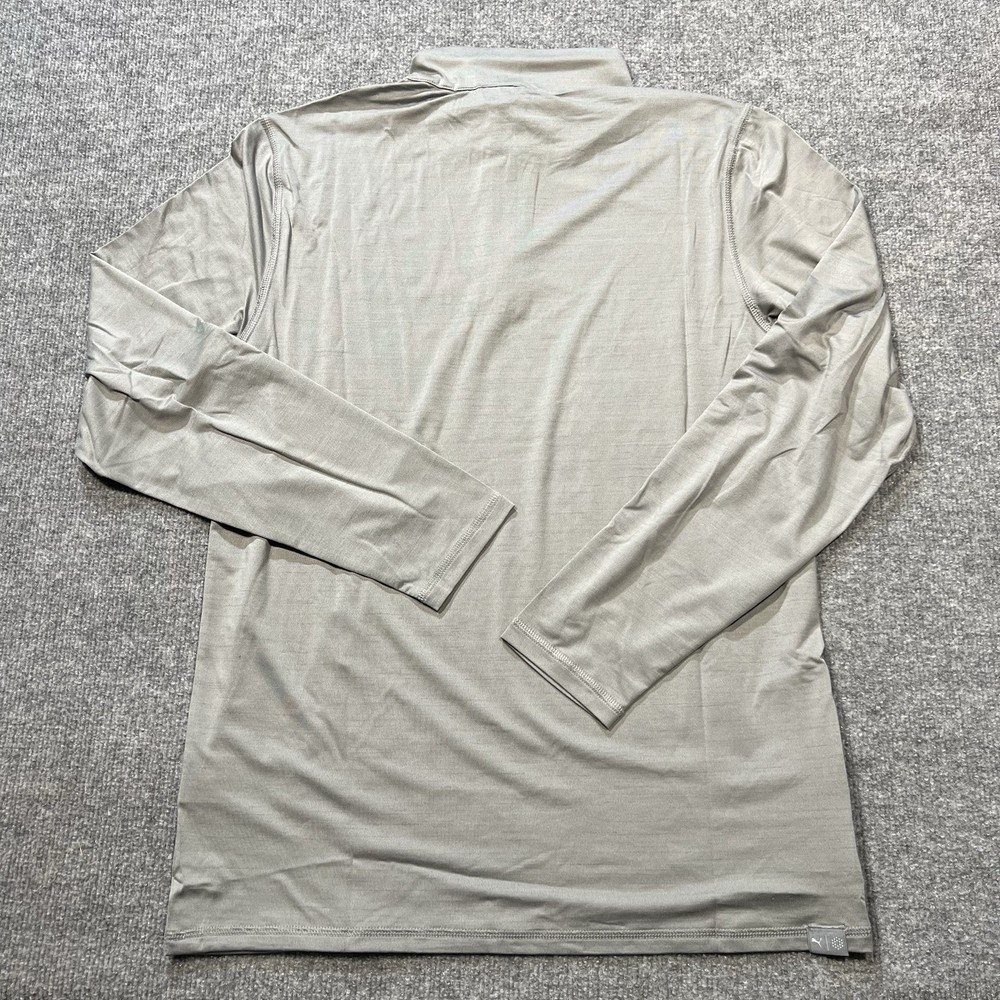 Puma 1/4 Zip Small Gray Cloudspun Pullover