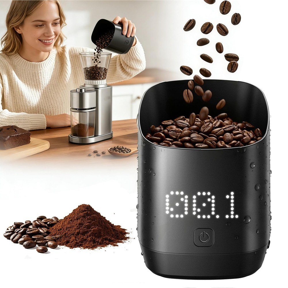 Subscale Digital Dosing Cup with LED Display - Sleek & 1g/0.1oz Precise Scale...