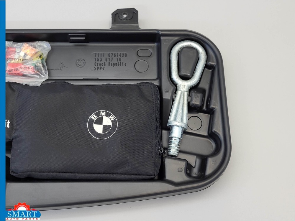 BMW E60 Trunk Emergency Tool Box Kit 04-07 OEM
