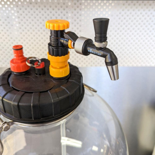 NukaTap Mini Beer Faucet Assembly Kit | Flow Control Ball Lock Quick Disconnect