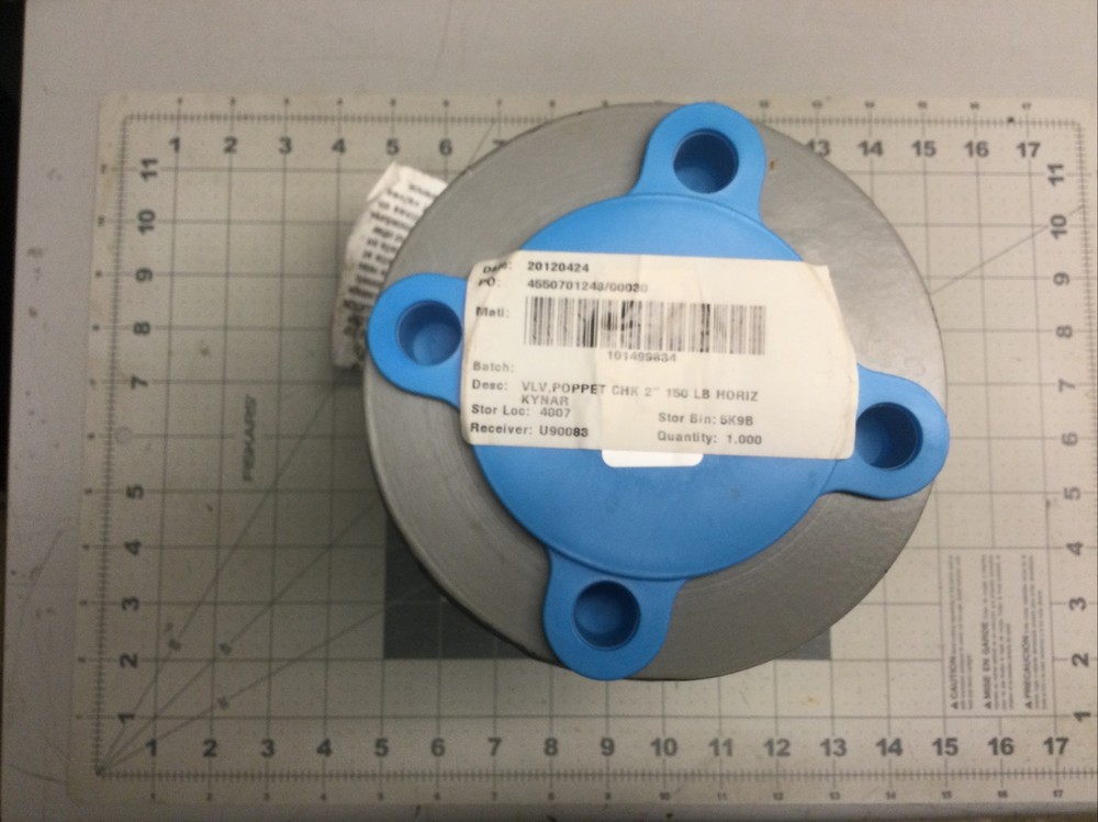 Kynar 2” Poppet Check Valve 150 LB Horizontal - (LDLL4E)