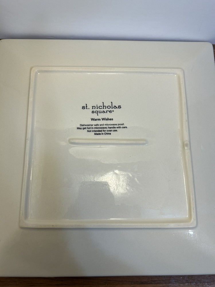 St. Nicholas Square "Warm Wishes " Serving Platter