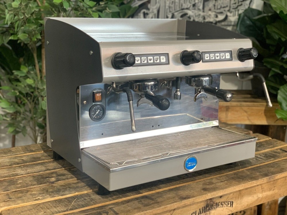CARIMALI PRATICA E2 2 GROUP HIGH CUP GREY ESPRESSO COFFEE MACHINE
