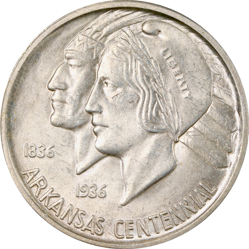 1936-S Arkansas Commem Half Dollar