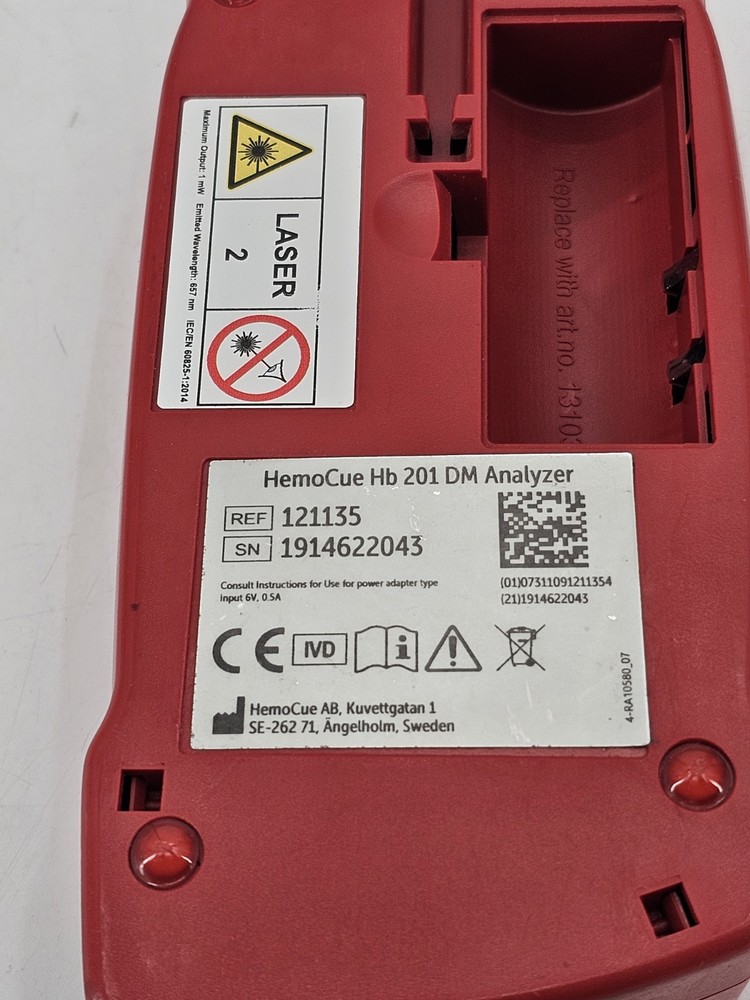 HemoCue Hb 201 DM System Analyzer ( FOR PARTS )