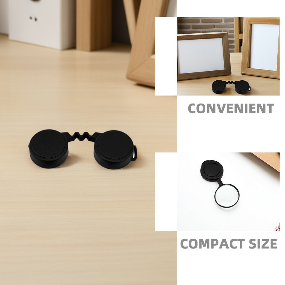 Binocular Lens Protective Rubber Caps Objective Covers for Optical Lens Guard