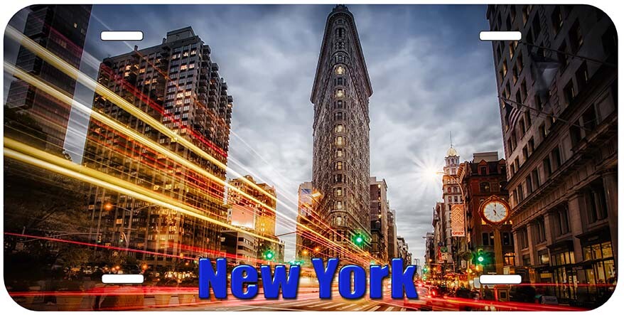 Flatiron Building New York Novelty Car License Plate