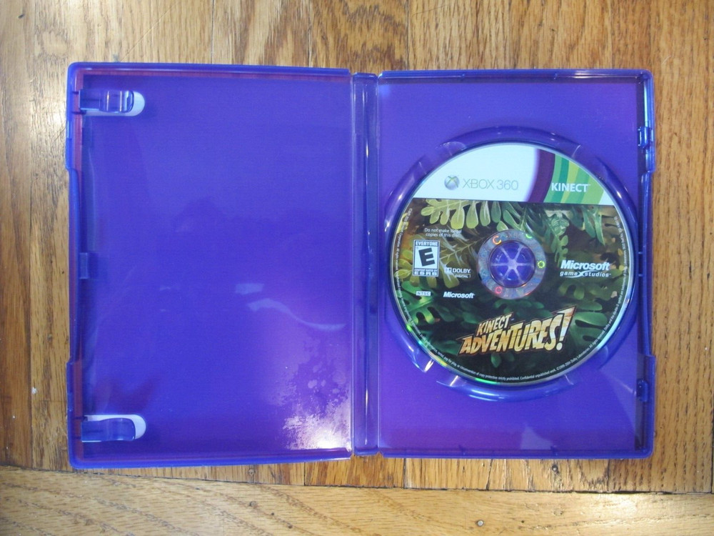 Microsoft Kinect Sensor for XBox 360 with Kinect Adventures - Model 1414 -Tested