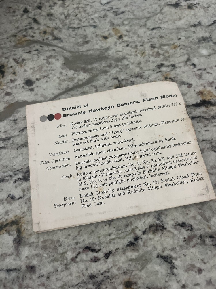 Vintage Brownie Hawkeye Flash Outfit Camera