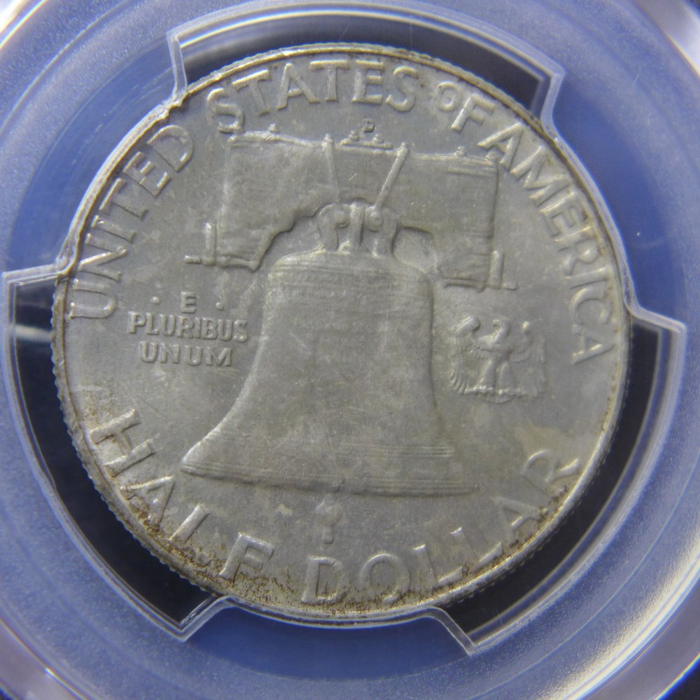1957-D Franklin Half Dollar "PCGS MS64 FBL" Toned