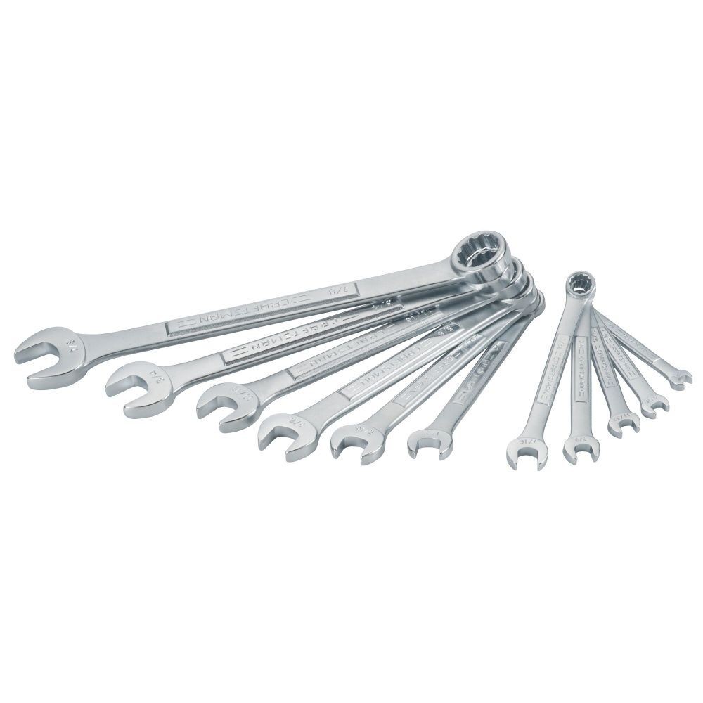 Craftsman Sae Raised-Panel Combination Wrench Set, 11 Piece