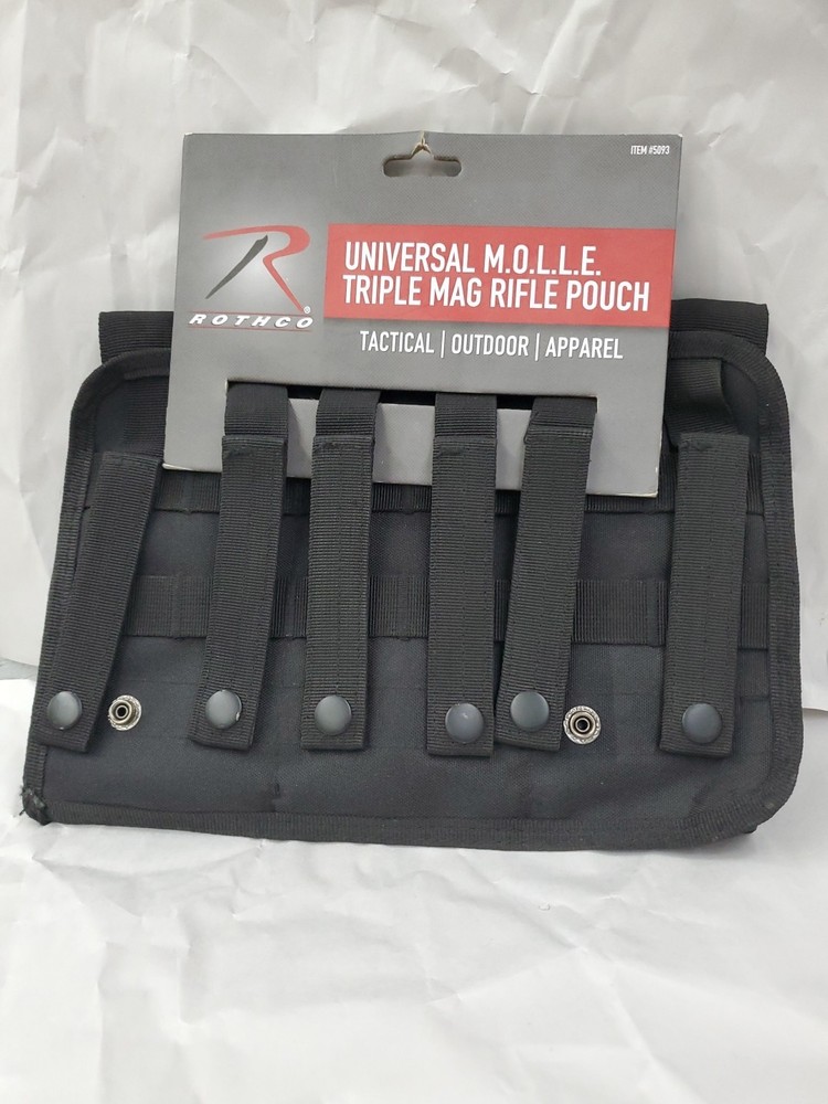 Rifle Pouch Universal M.O.L.L.E. Triple Mag (Polyester)