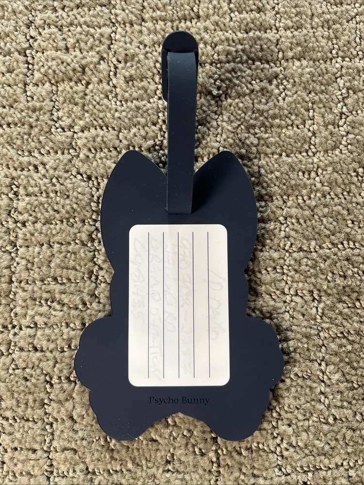 Psycho Bunny Luggage Tag Travel