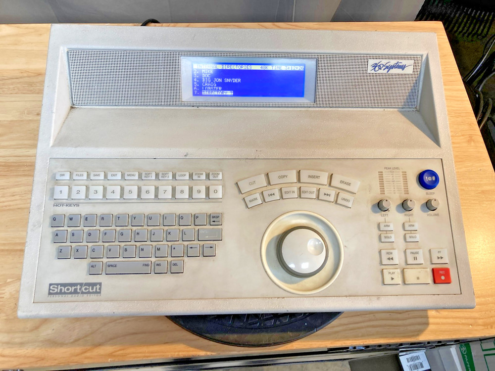 360 Systems SC1802 Shortcut Personal Audio Editor Sticky Button Screen Lines