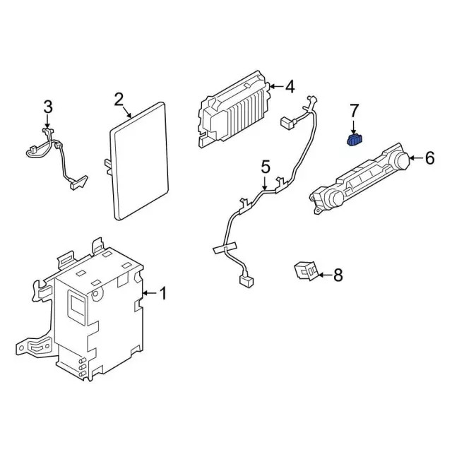 Genuine Ford Navigation Microphone LB5Z-19A391-AB