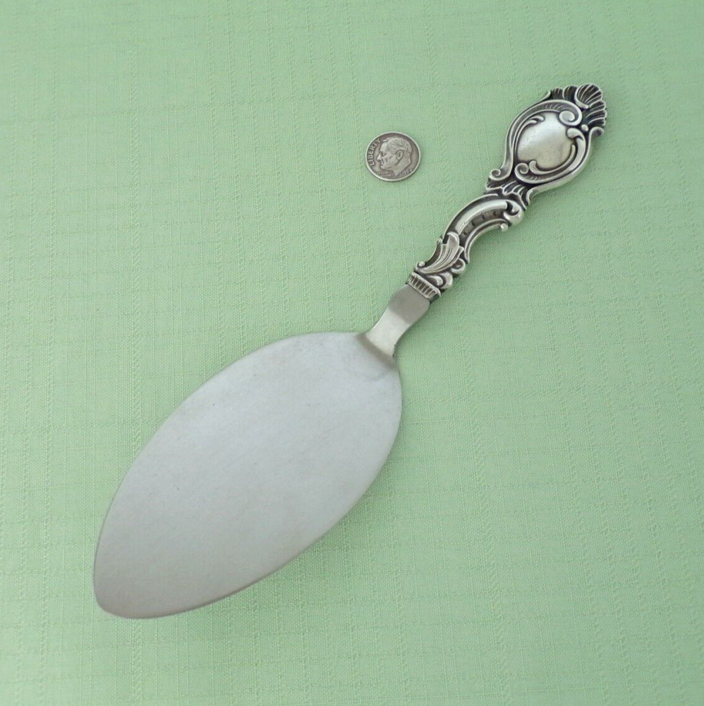 DENMARK Danish SILVER 1932 PASTRY Cake SERVER Serving ROCOCO Assayer J Siggaard