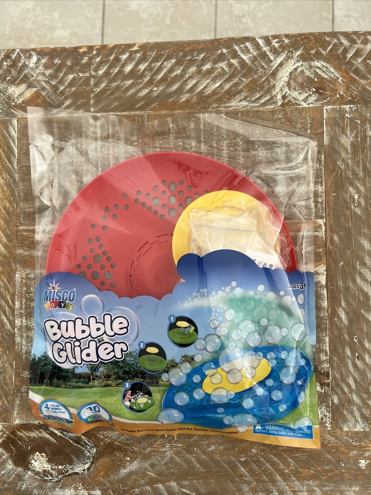 Bubble Flying Disc Glider Red