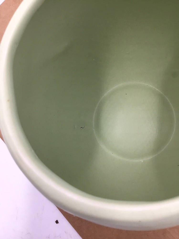 Haven Easter Bunny Cookie Jar Sage -(Defect)