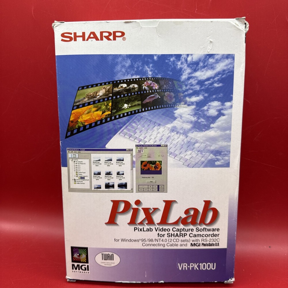 Sharp PixLab Video Capture Software Windows 95/98/NT4.0 For Sharp Camcorder