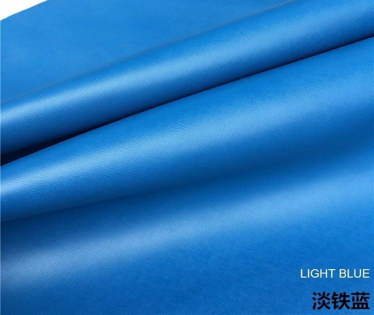 Blue taiga First layer leather material cross pattern cowhide for Leathercraft