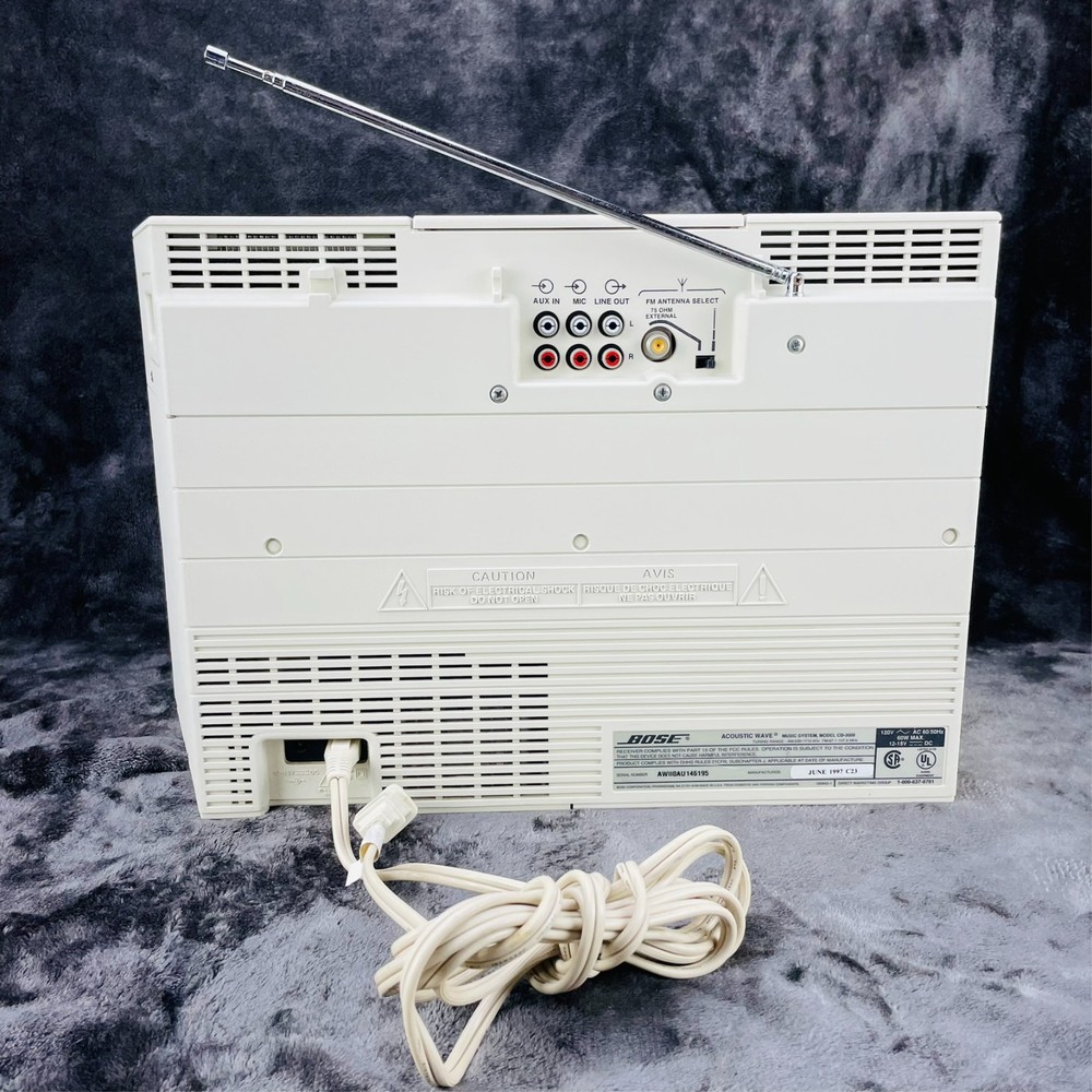 Bose Acoustic Wave Music System CD 3000 Remote Tested Working