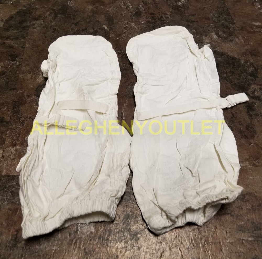 New Pair Snow Artic White Camouflage Mitten Shells Universal Sized