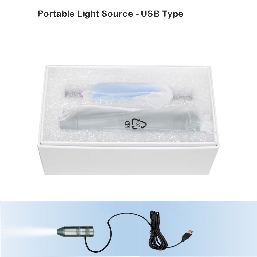 Portable 10W Mini LED Cold Light Source for ENT Endoscopes System-USB Type
