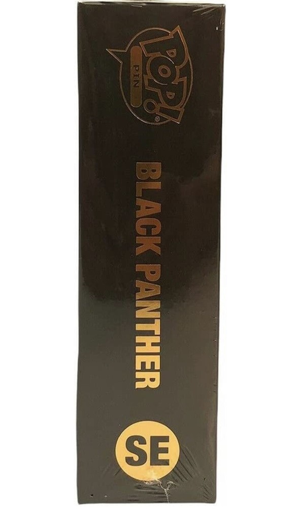Funko Pop Pin Black Panther Marvel BlackLight Package Target Exclusive SE