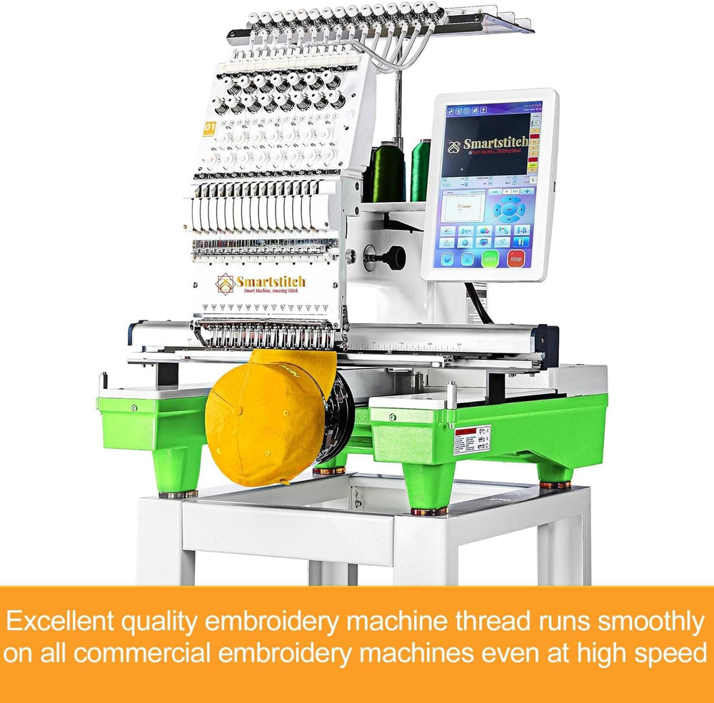 - Single Huge Spool 5000M Each Polyester Embroidery Machine Thread 40WT for Comm