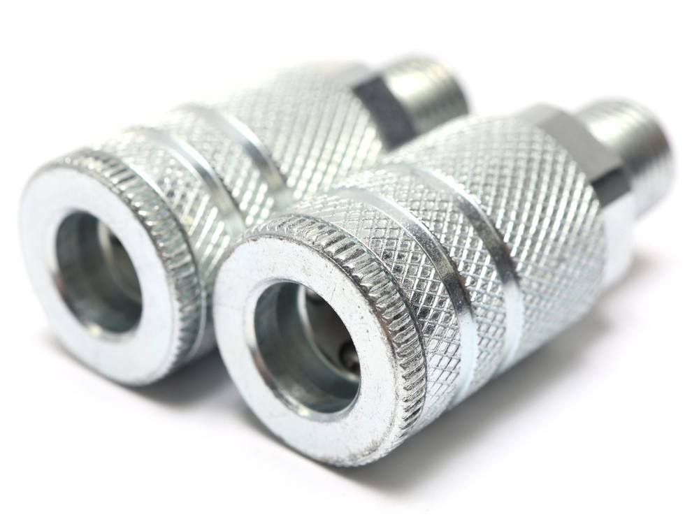 Coilhose 152S 1/4" Type 15 MNPT Quick Connect Coupler, 2pk