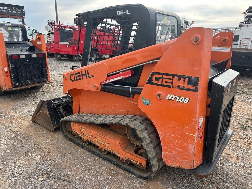 2019 Gehl RT105 Compact Track Skid Steer Loader 35Hp Open Cab Used