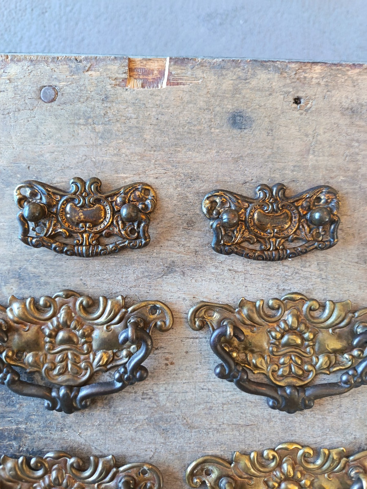 Antique Brass Drawer Handles Pulls Set