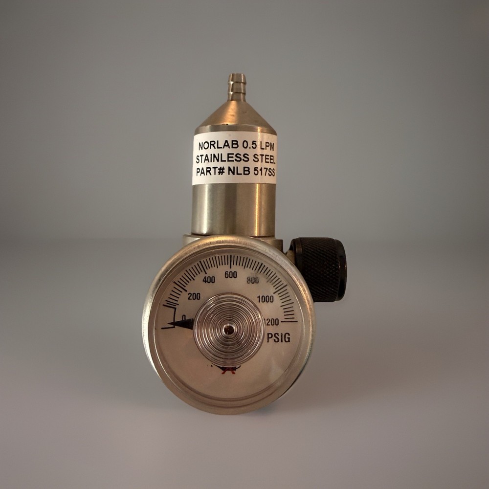 Norlab NLB-517SS Regulator Flow 0.5 LPM