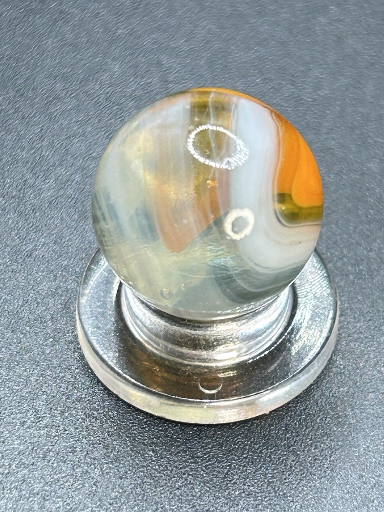 Vitro Agate “V” Patch Conqueror Marble 0.591”