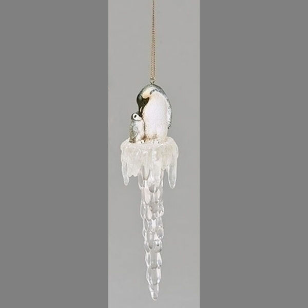 Wildlife on Icicle Ornament