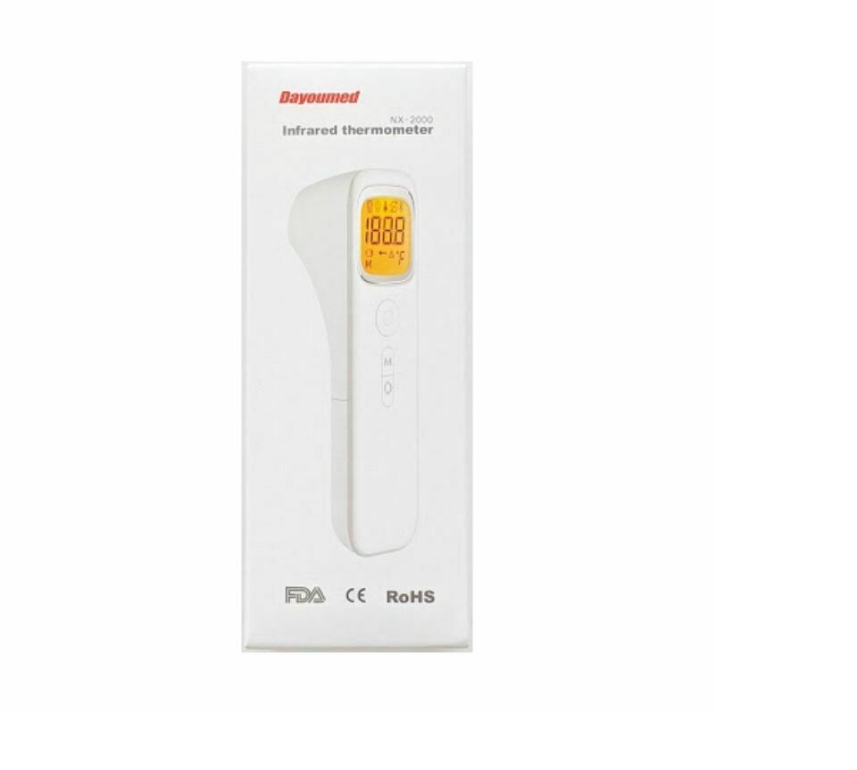 Digital No Touch Infrared Forehead Temperature Gun Thermometer With LCD Display