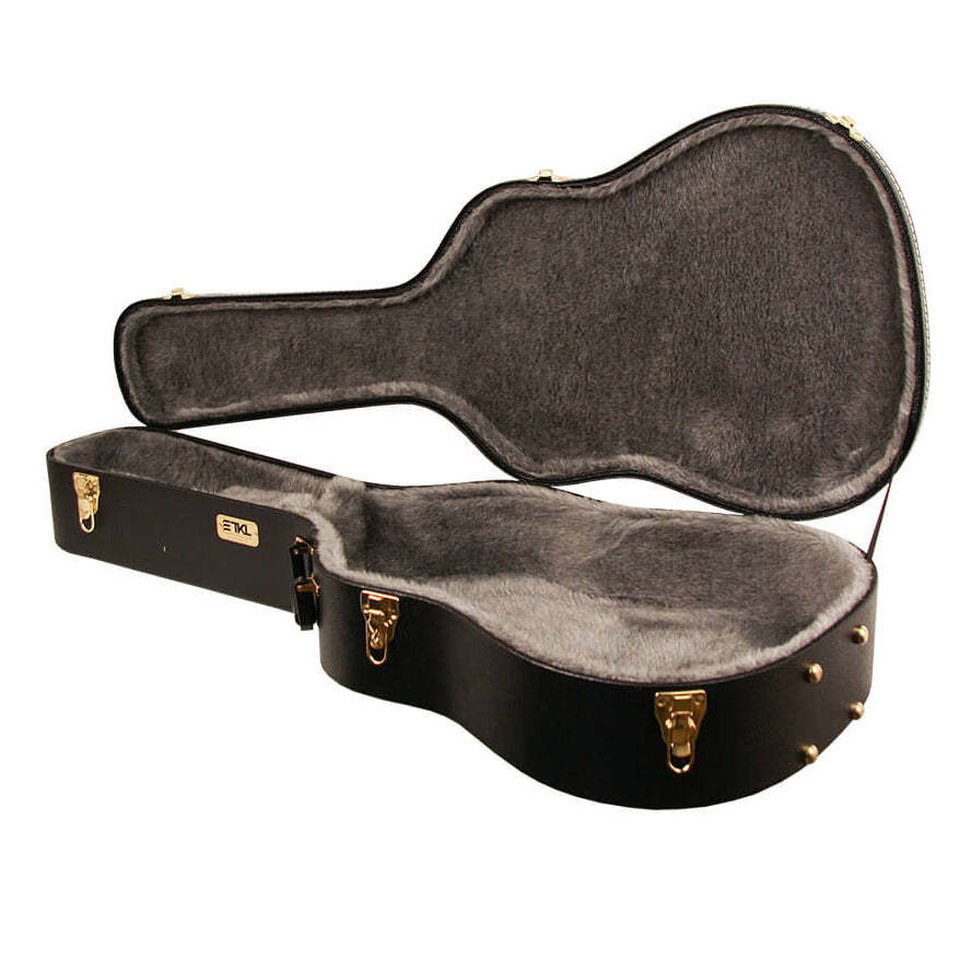 TKL Premier Dreadnought 6 String Guitar Hardshell Case - Black