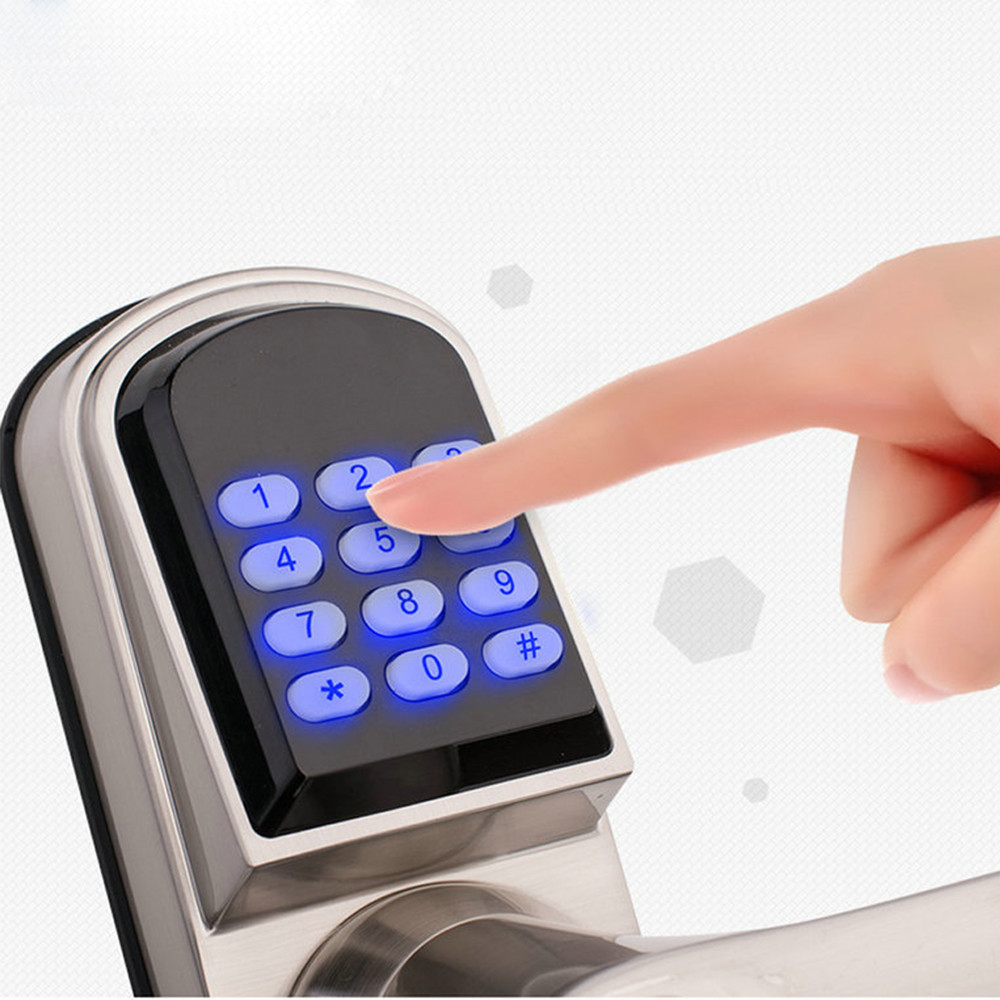 Mechanical Home Door Lock Set Keyless Entry Digital Code Keypad Combination US .
