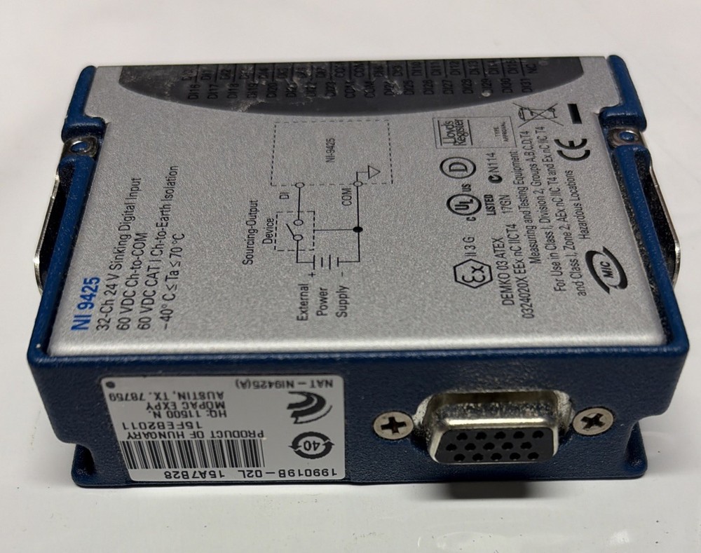 National Instruments NI9425 Input Module