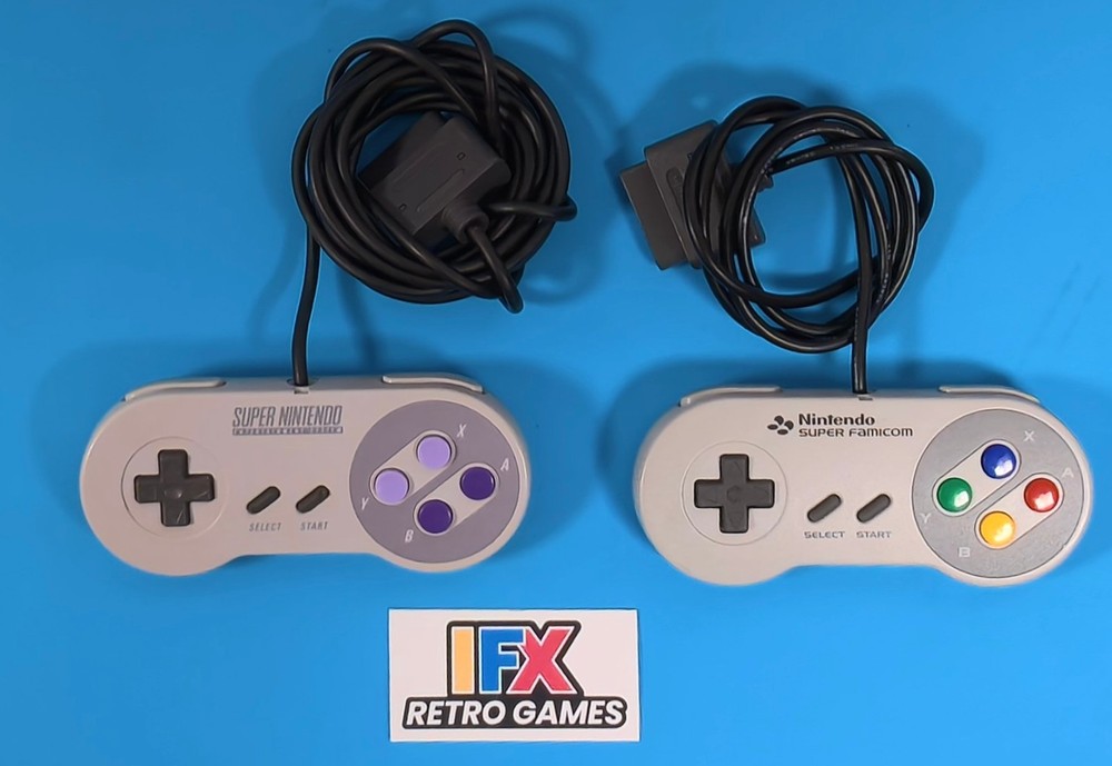 OEM Nintendo SNES Controller Original Authentic Cleaned & Tested – Works Great