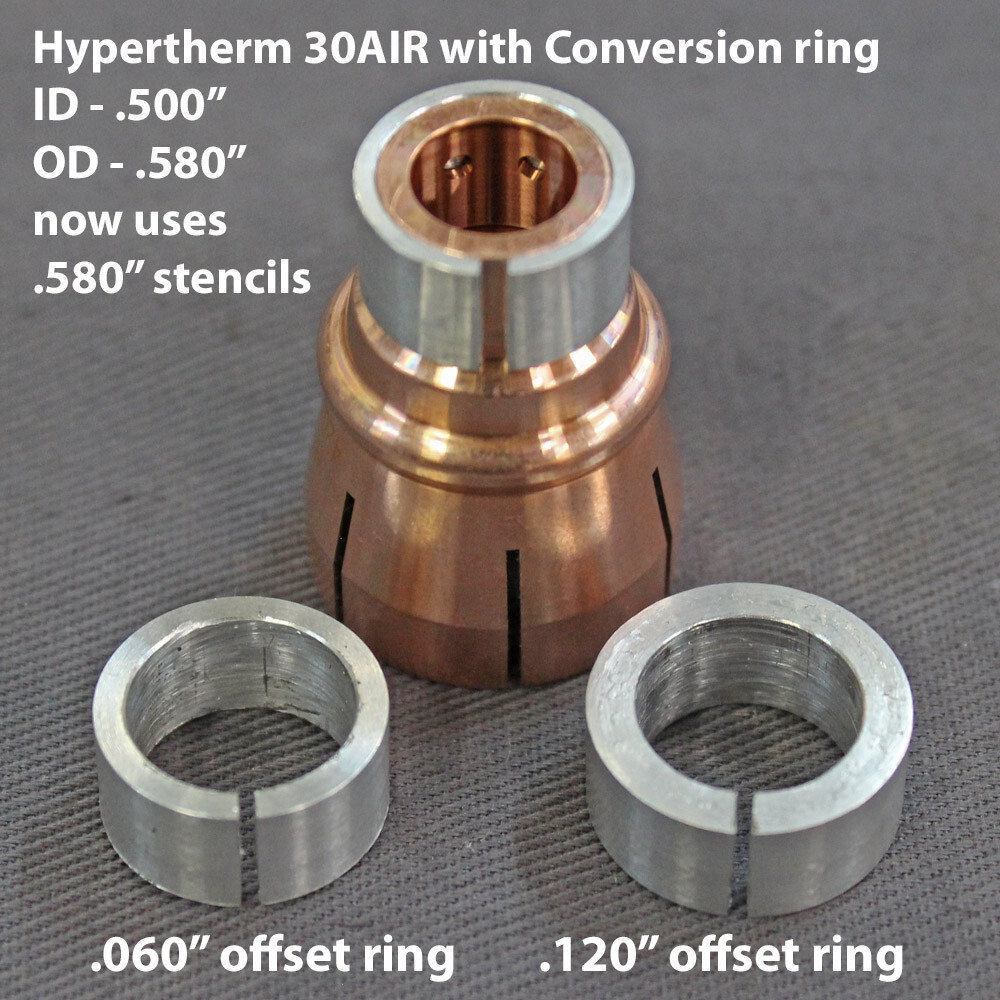 Plasma Conversion Rings - for Plasma Cutting Stencils