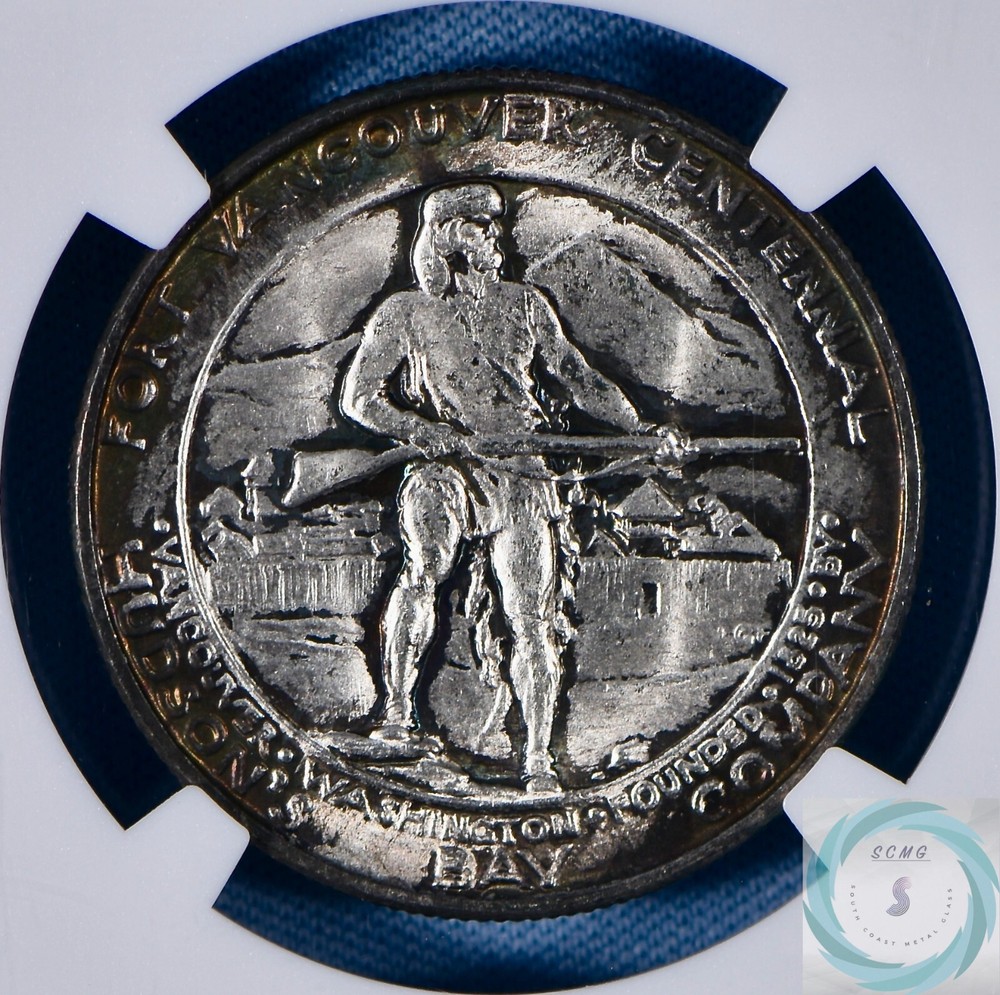 1925 Fort Vancouver Commemorative Half Dollar NGC MS 65 - Attractive Gem!!!