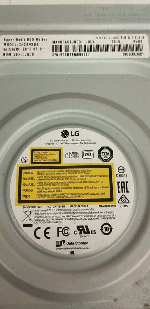 LG - MULTI DVD WRITER - GH24NSD1 - DVD Burner Player