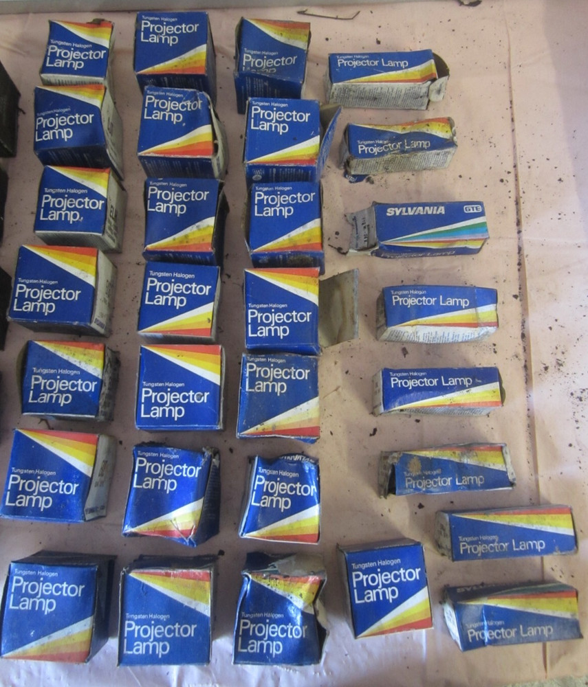 30pc Sylvania Tungsten Halogen Projector Lamps (MIX)