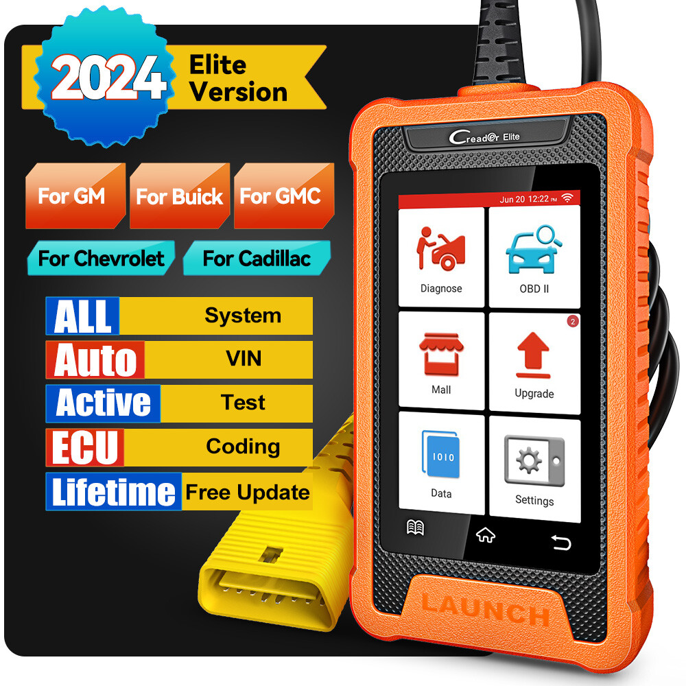 LAUNCH X431 Elite for GM Bidirectional Diagnostic Tool OBD2 Scanner Code Reader