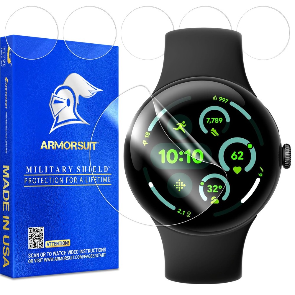 ArmorSuit 6 Pack for Google Pixel Watch 3 (45mm) Screen Protector...