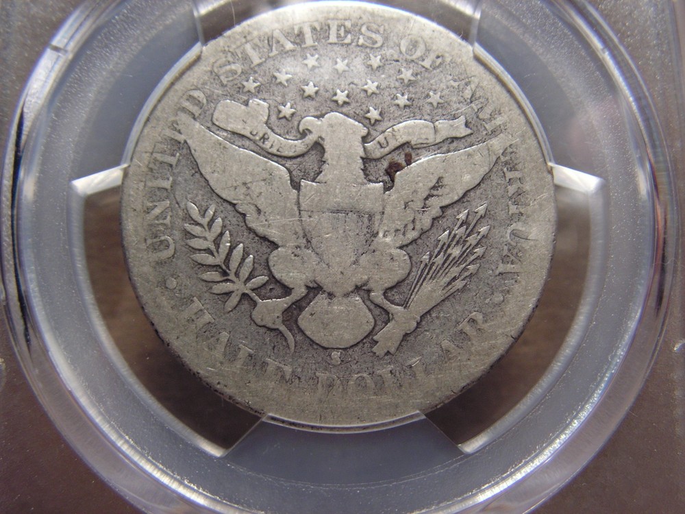 1893 - S Barber Half Dollar. PCGS AG03.