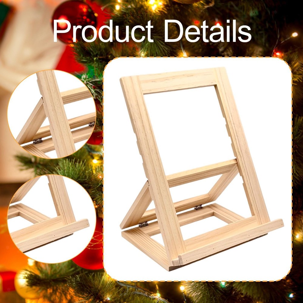 Artwork Tabletop Wooden Easel Stand Multipurpose Accessory Sturdy Adjustable